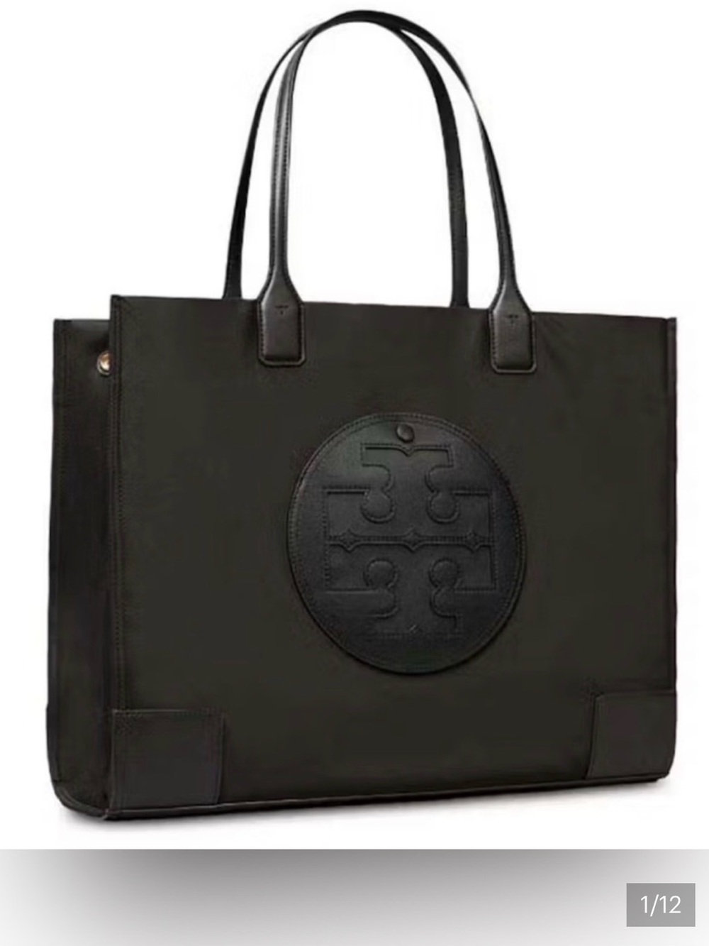 Tory Burch Ella Nylon Tote – Black 💛